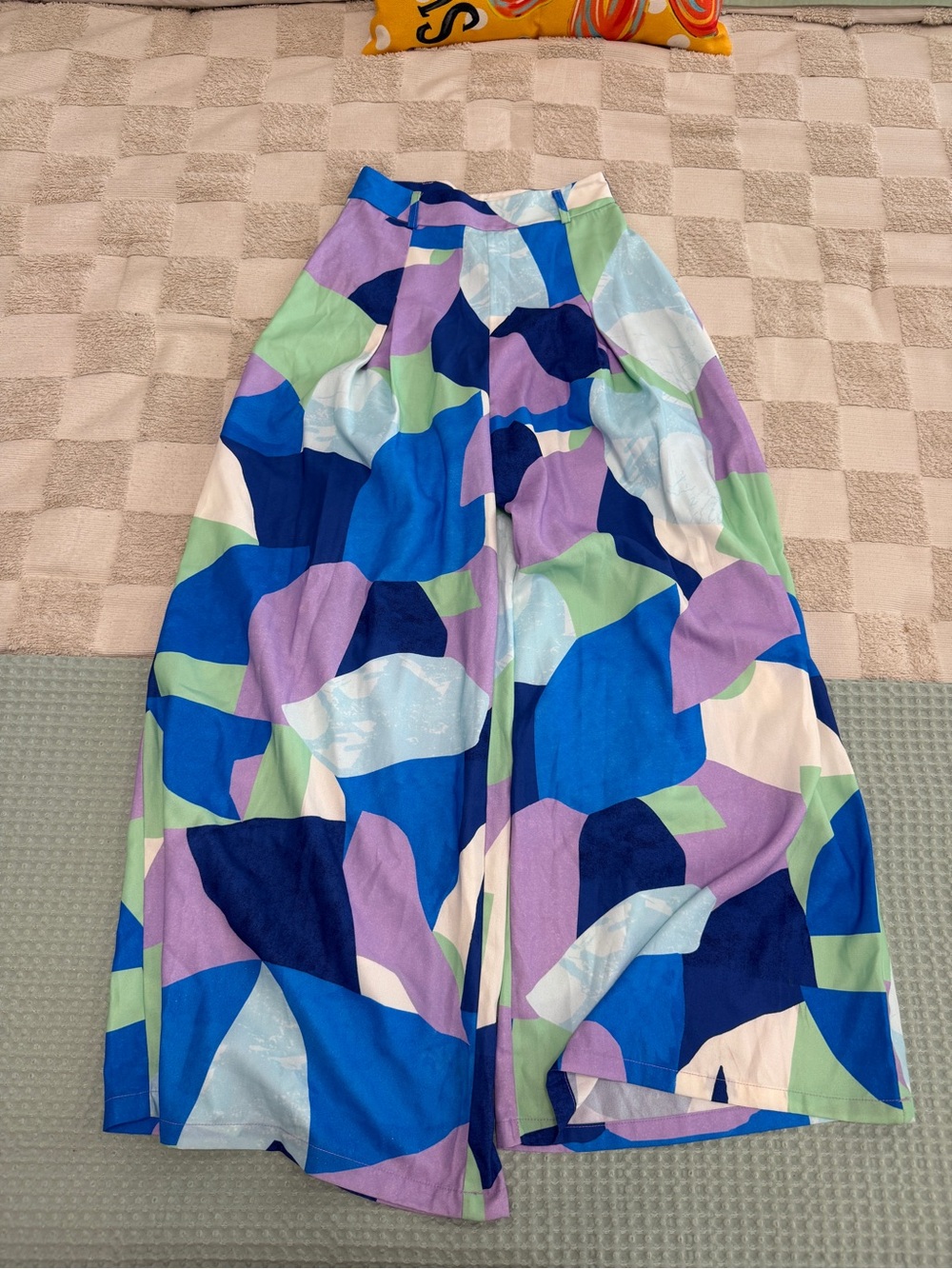 Flying Tomato Abstract Colorblock Wide Leg Pants size Small